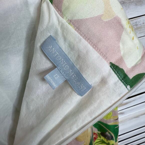 ANTONIO MELANI Women's 12 Cotton Perla Tropical Floral Print Tiered Maxi Skirt - Picture 8 of 12